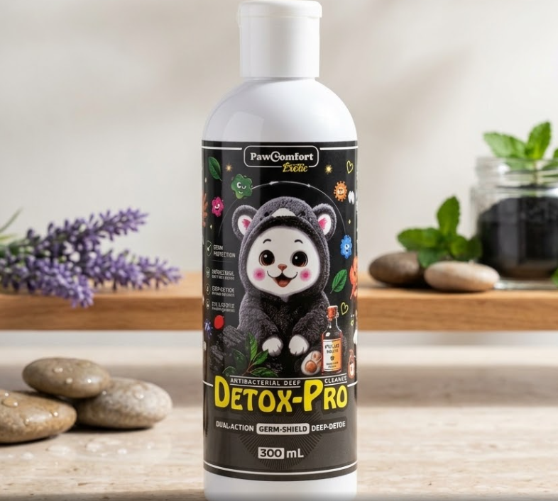 PawComfort Exotic Detox-Pro Cat Shampoo - 300ML