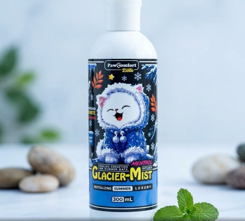 PawComfort Glacier Mist Cooling Shampoo for Pets - 300ML
