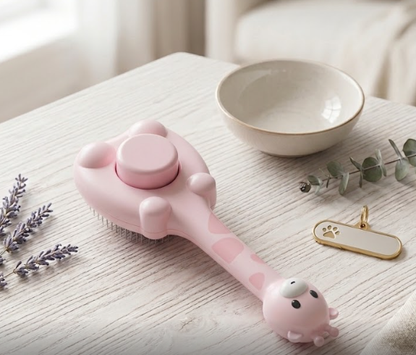 Giraffe Shaped Pet Grooming Brush