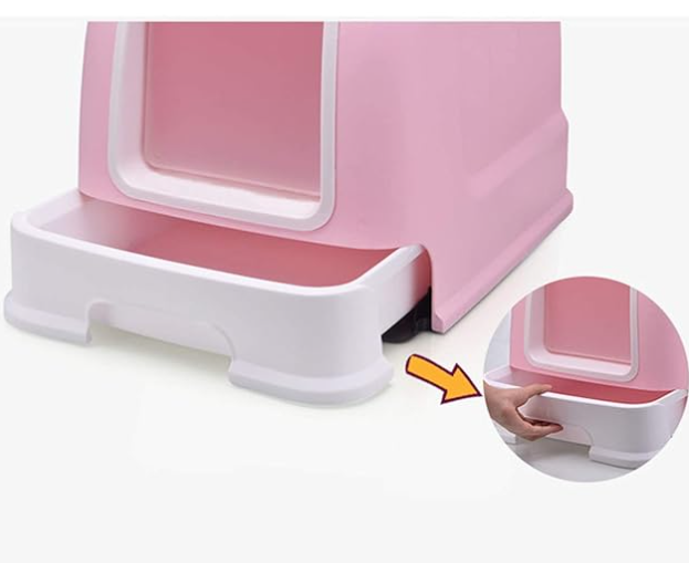 Splashproof Closed Cat Litter Box