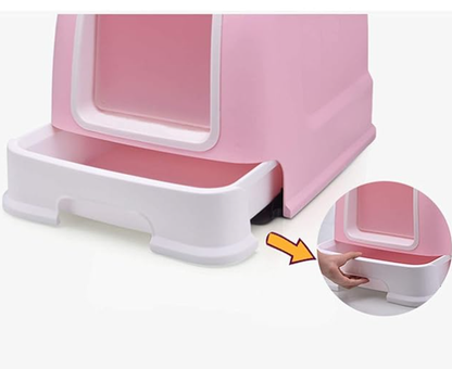 Splashproof Closed Cat Litter Box