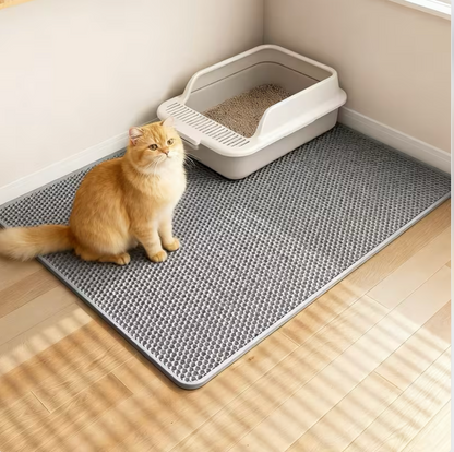 XL Durable Double Layer Scratching Cat Litter Mat