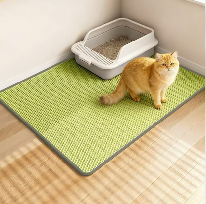 XL Durable Double Layer Scratching Cat Litter Mat