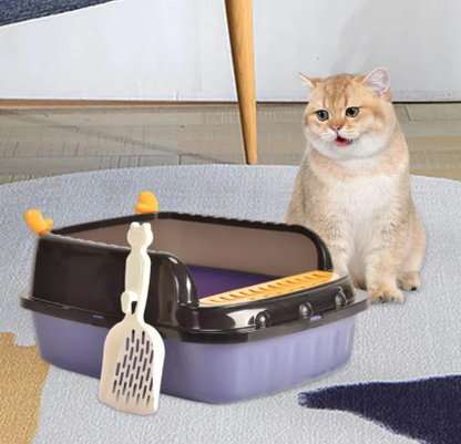 Ventilated High Wall Cat Litter Tray