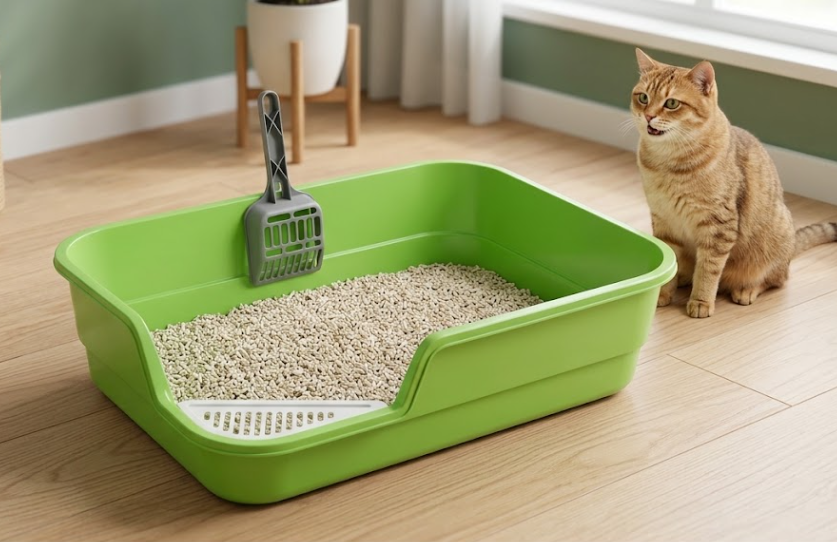 PawStep Low-Entry Cat Litter Tray