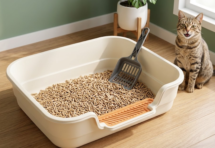 PawStep Low-Entry Cat Litter Tray