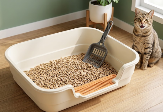 PawStep Low-Entry Cat Litter Tray