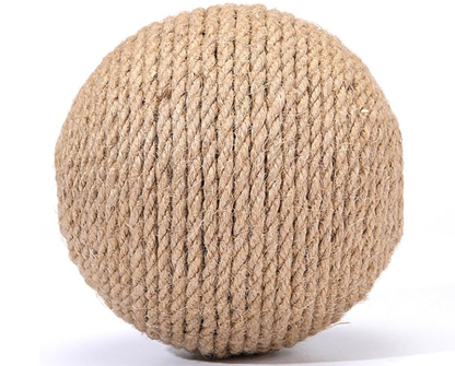 Wooden Sisal Ball Cat Scratcher