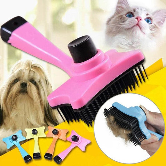 Self Cleaning Small Slicker Brushes for Shedding and Grooming