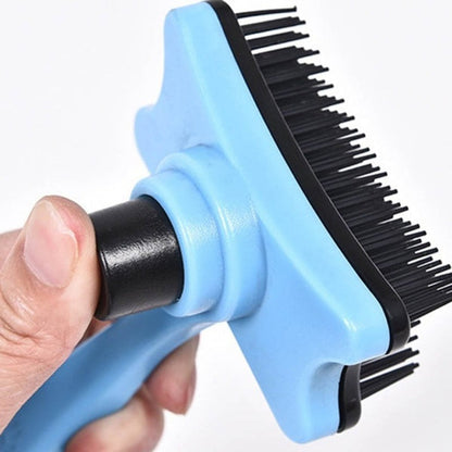 Self Cleaning Small Slicker Brushes for Shedding and Grooming