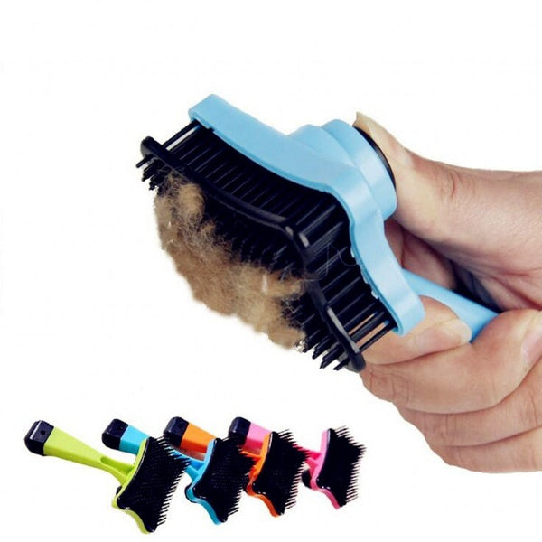 Self Cleaning Small Slicker Brushes for Shedding and Grooming