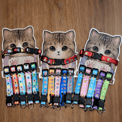 Silky Super Soft Cat Collar for Kitten and Cats (Assorted Colors)