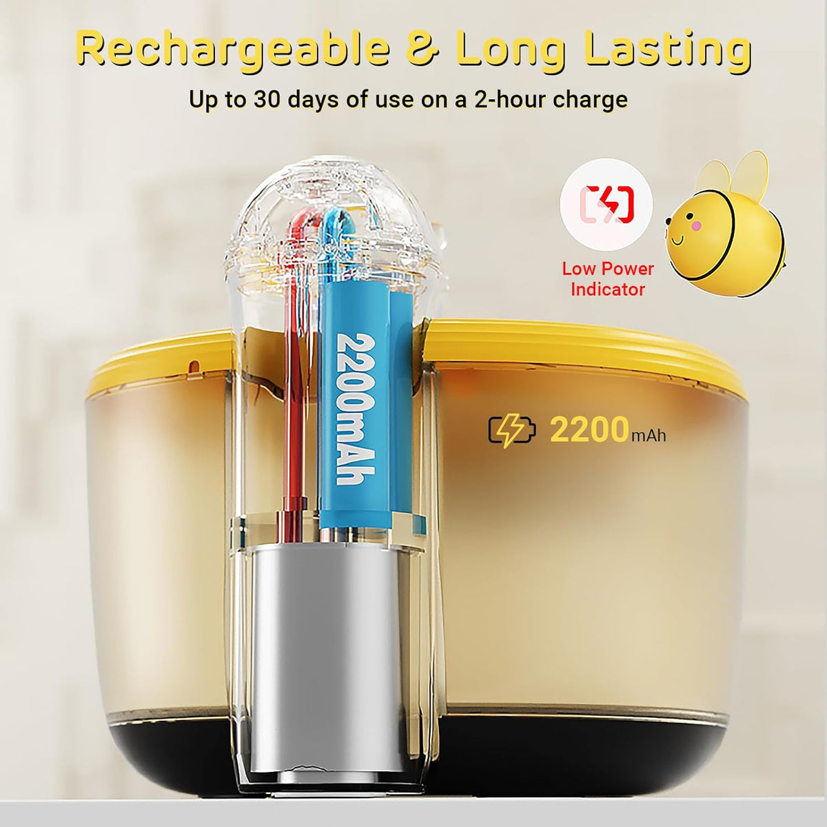 Smart Wireless Bee Fountain for Pets with Motion Sensor