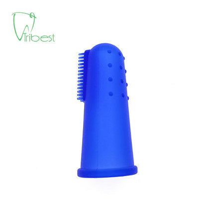 Soft Silicone Finger Toothbrush for Cats & Dogs