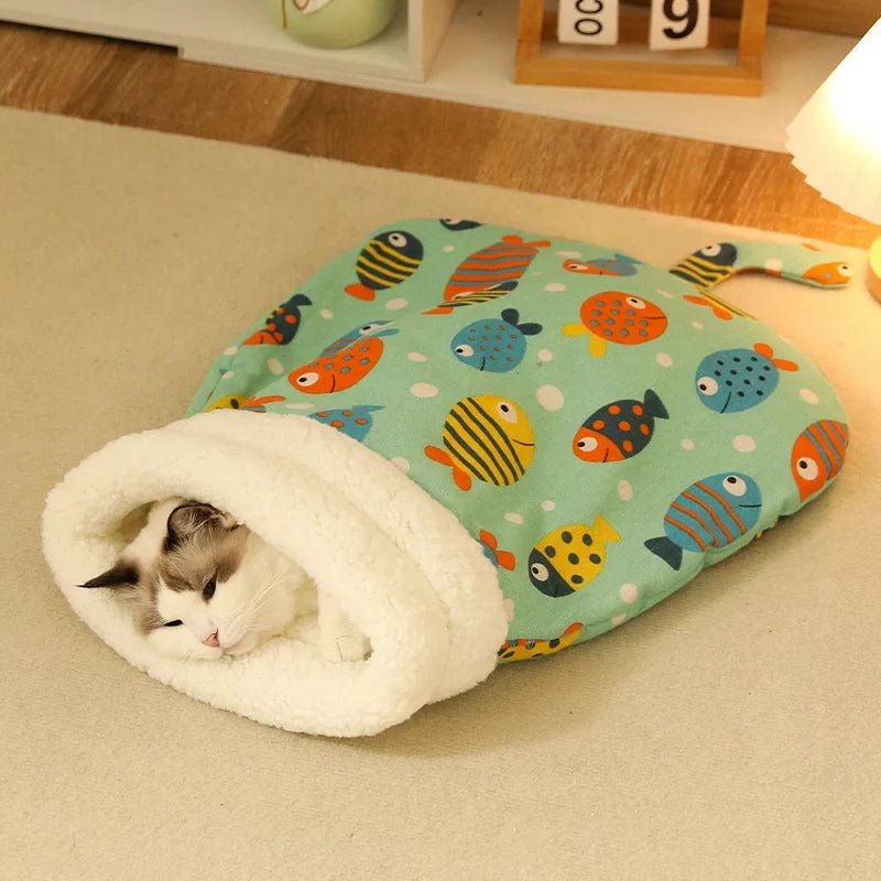 Soft and Warm Cat Sleeping Bag (All Ages)
