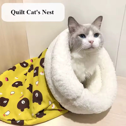 Soft and Warm Cat Sleeping Bag (All Ages)
