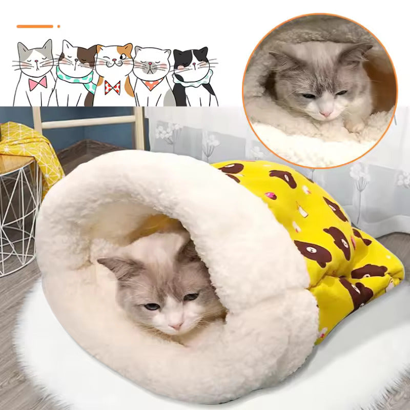 Soft and Warm Cat Sleeping Bag (All Ages)