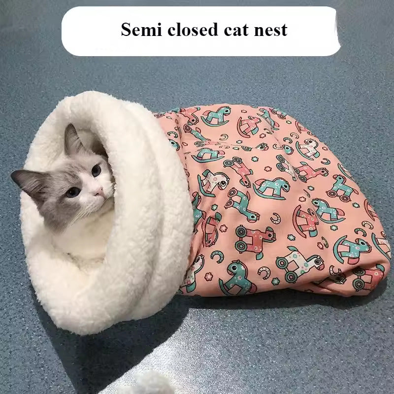 Soft and Warm Cat Sleeping Bag (All Ages)
