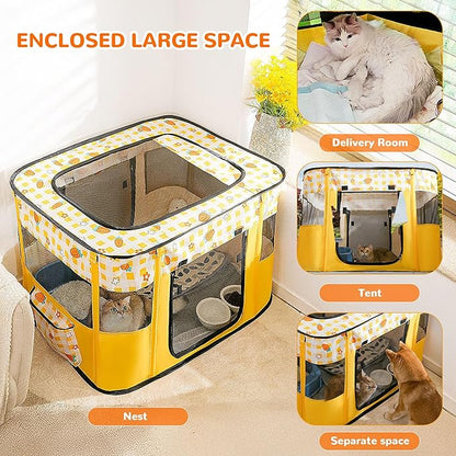 Corner-Point Indoor & Outdoor Foldable Pet Playpen