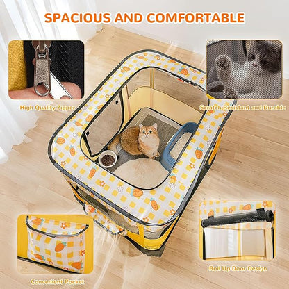 Corner-Point Indoor & Outdoor Foldable Pet Playpen