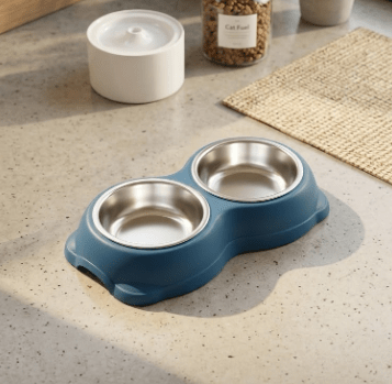 Stainless Steel Bowls For Pets with Non-Slip Base