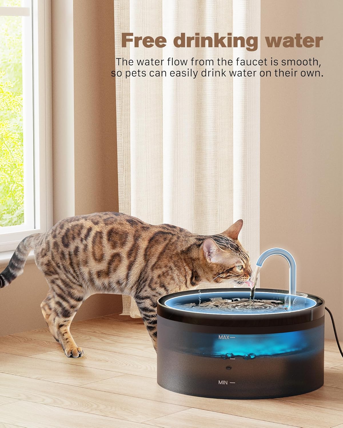 Super Silent Pet Water Dispenser 3.2Liters