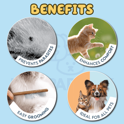 Tick Flea Comb for Cats & Dogs