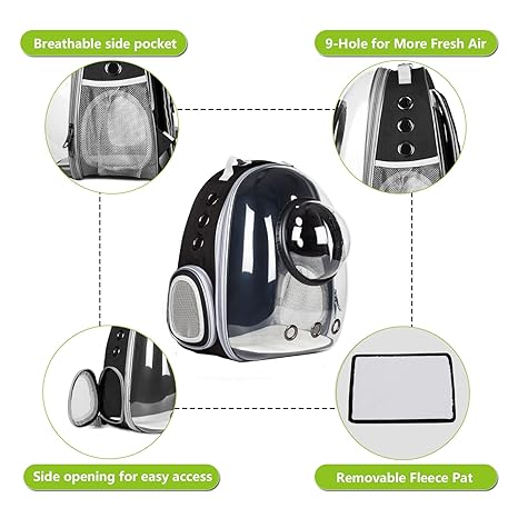Transparent 2 In 1 Cat Carrier Backpack