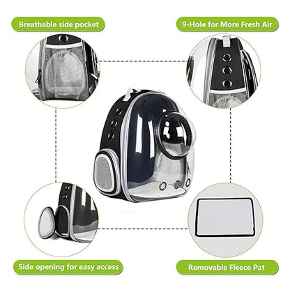 Transparent 2 In 1 Cat Carrier Backpack