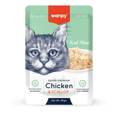 Wanpy Fillet in Jelly Cat Wet Food 85Grams