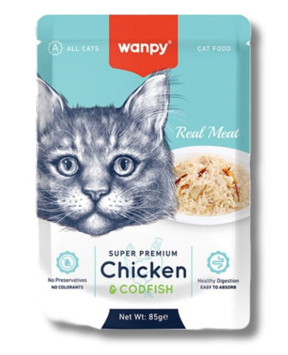 Wanpy Fillet in Jelly Cat Wet Food 85Grams