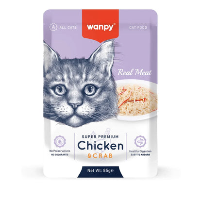 Wanpy Fillet in Jelly Cat Wet Food 85Grams