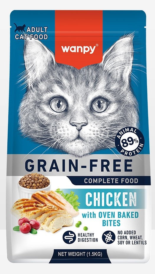 Wanpy Grain-Free Cat Food 1.5Kg