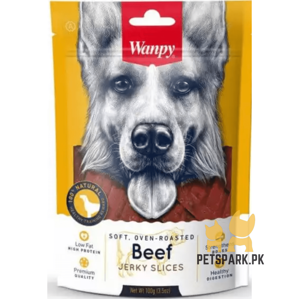Wanpy Jerky Twists Dog Beef Dog Treat