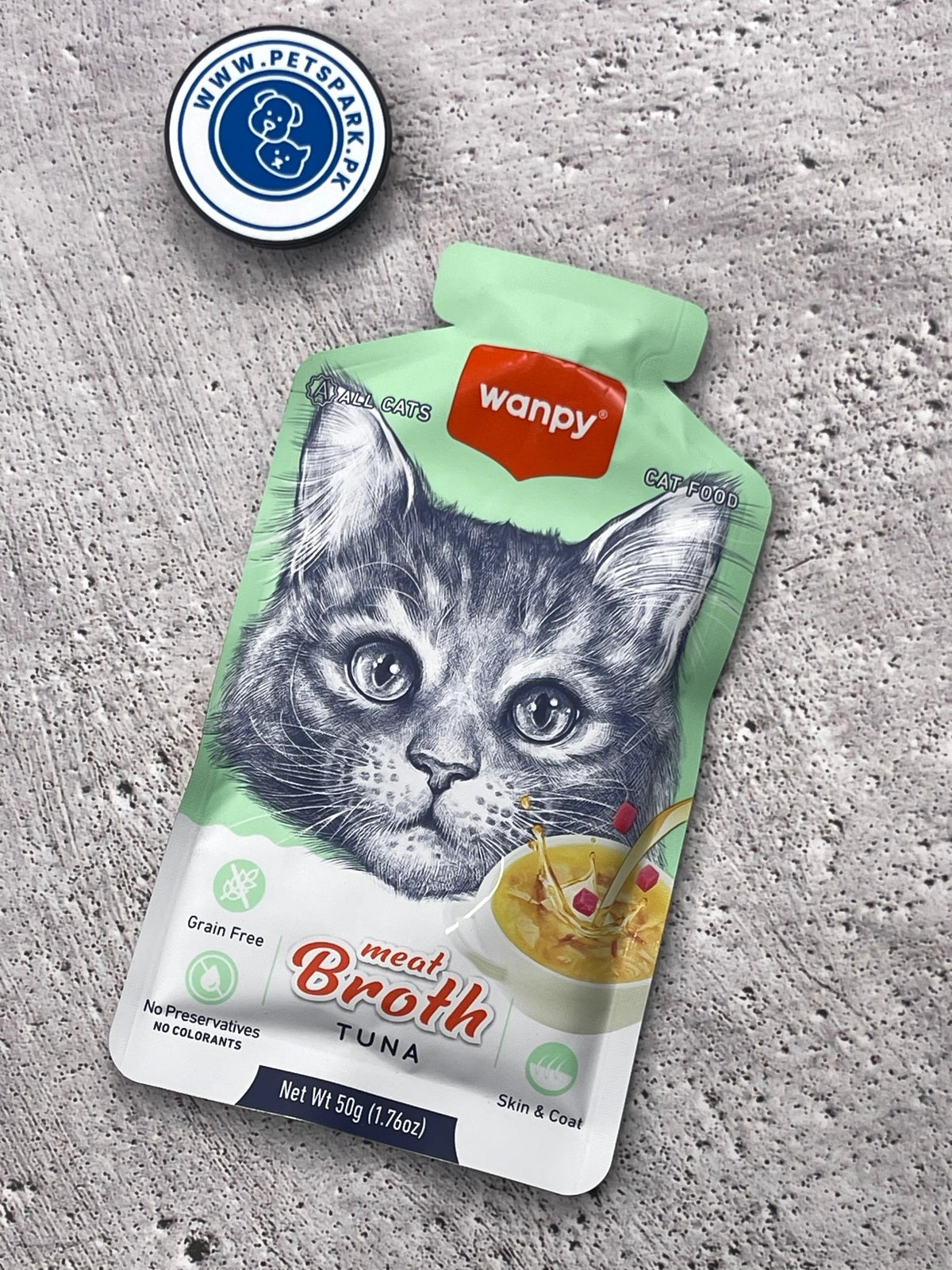 Wanpy Meat Broth Soup for Cats - 50Grams