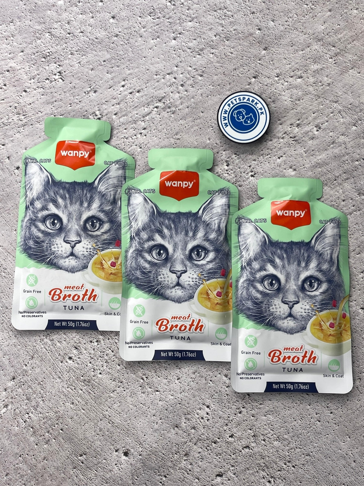 Wanpy Meat Broth Soup for Cats - 50Grams