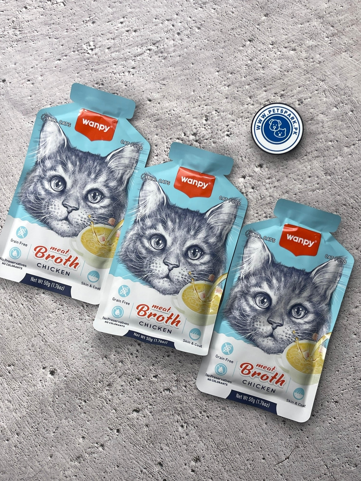 Wanpy Meat Broth Soup for Cats - 50Grams
