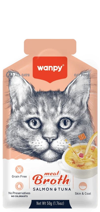 Wanpy Meat Broth Soup for Cats - 50Grams
