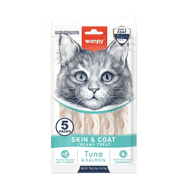 Wanpy Skin & Coat Creamy Treat Tuna & Salmon