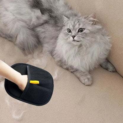 Soft Black Lint Glove for Hair Cleaning