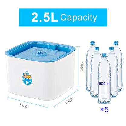 Water Fountain for Cats 2.0 Litres