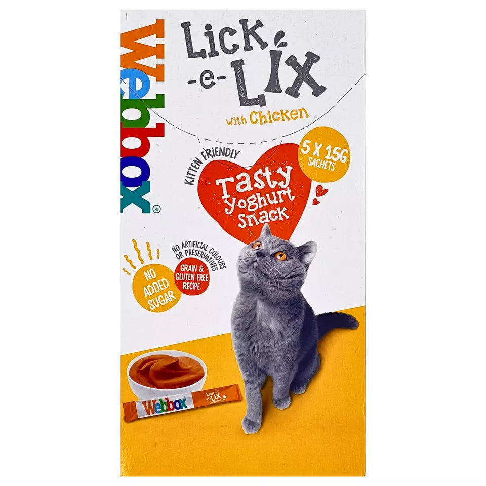 Webbox Lick-e-Lix Creamy Kitten & Cat Treats