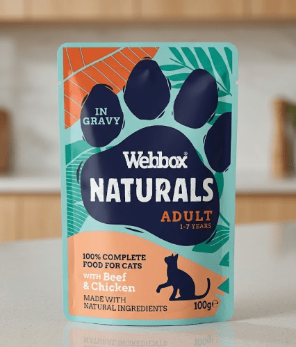 Webbox Naturals Gravy Cat Food 100Grams