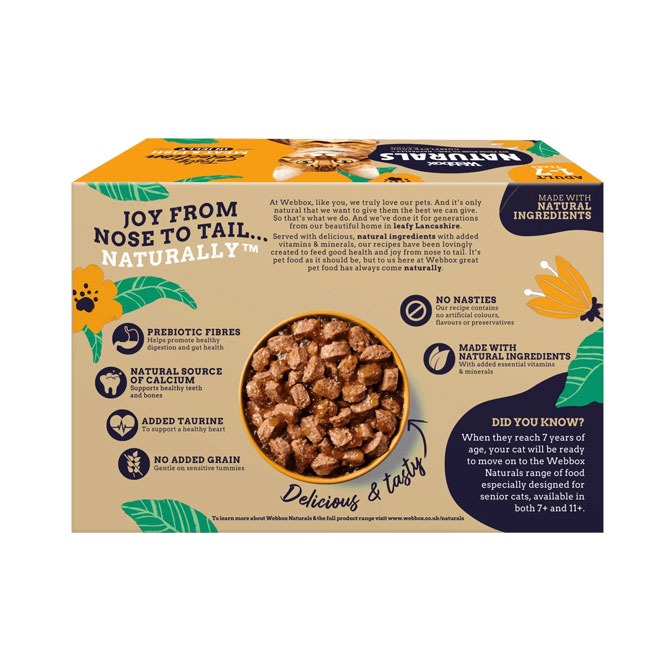 Webbox Naturals Jelly Wet Cat Food 100Grams