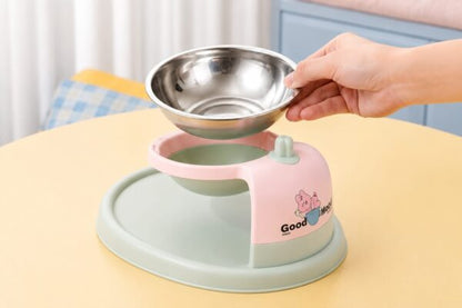 Good Mood 2-in-1 Elevated Stainless Steel Bowl For Food and Water