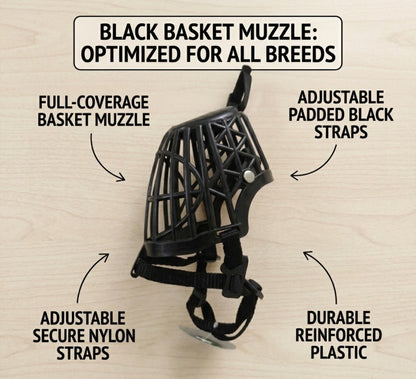 Hound Muzzle for Dogs (Assorted Colors)