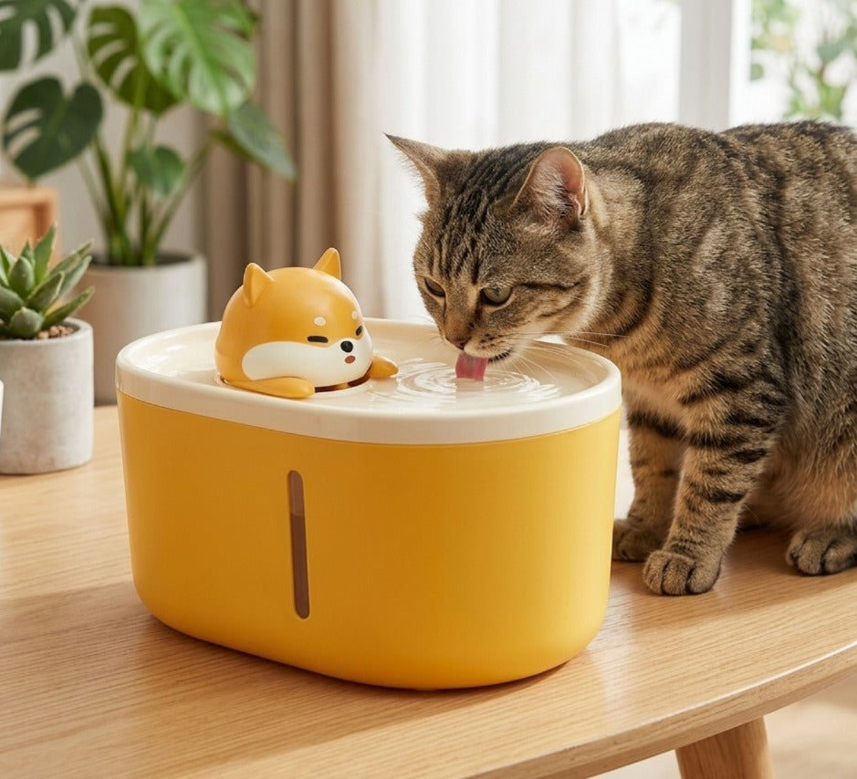 Shiba Inu Automatic Pet Water Fountain