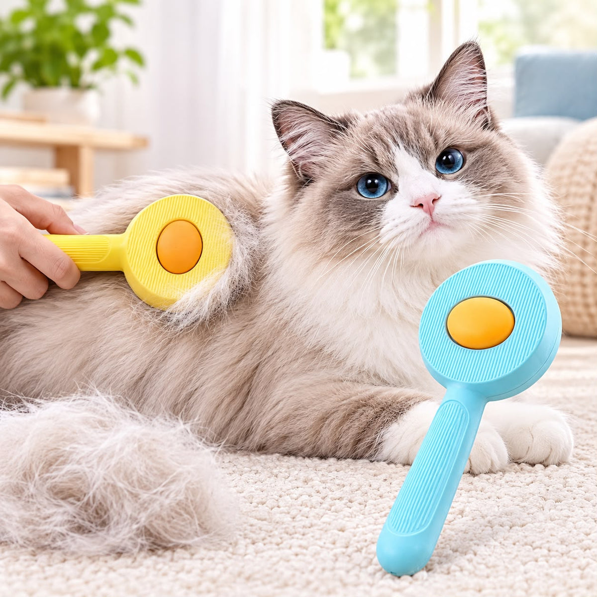 Clean Coat Pet Grooming Brush