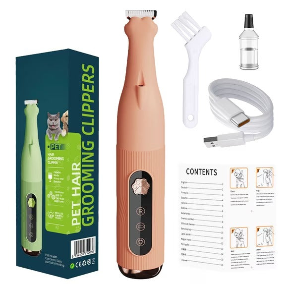 Rechargeable Low Noise Pet Grooming Trimmer For Dogs & Cats