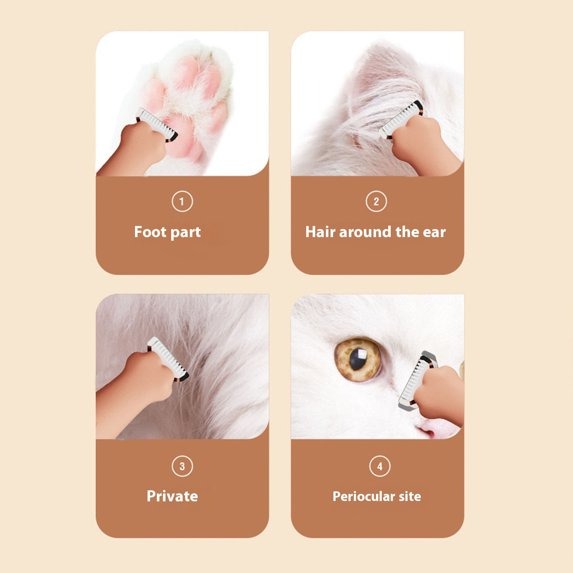 Rechargeable Low Noise Pet Grooming Trimmer For Dogs & Cats